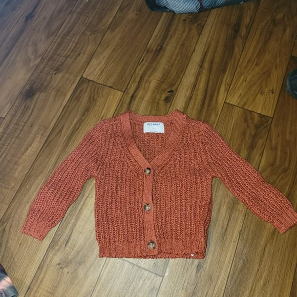 Unisex button-down sweater for baby - Picture 1 of 3